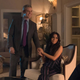Andy Cohen (Andy Cohen) and Hermione Lodge (Marisol Nichols) pretend like this is normal.